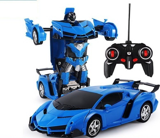 Picture of LeanToys Auto Robot 2w1 R/C Pilot wiato Dwik Drift Niebieski