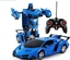Изображение LeanToys Auto Robot 2w1 R/C Pilot wiato Dwik Drift Niebieski