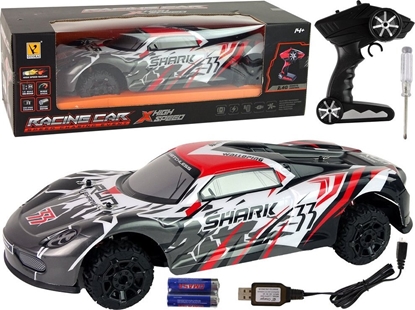 Attēls no LeanToys Auto Sportowe R/C 1:8 Szary Biay