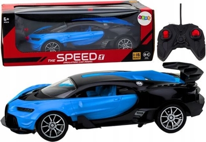 Изображение LeanToys Auto sportowe RC 1:16 niebieskie