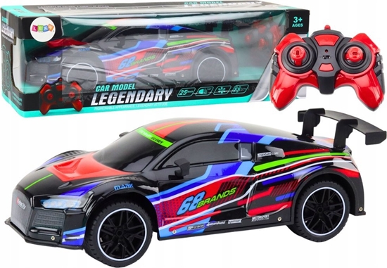Picture of LeanToys Auto Sportowe Zdalnie Sterowane RC 1:10 25km/h wiata Czarny