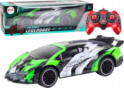 Изображение LeanToys Auto Sportowe Zdalnie Sterowane RC 1:10 25km/h wiata Zielony