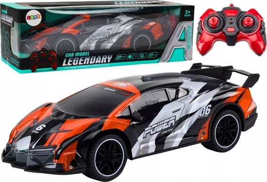 Picture of LeanToys Auto Sportowe Zdalnie Sterowane RC 1:10 Pomaraczowe Prdko 25 km/h