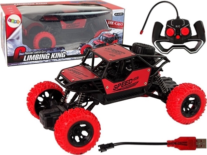 Attēls no LeanToys Auto Zdalnie Sterowane Terenowe R/C 1:18 Czerwone