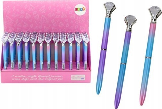 Изображение LeanToys Dugopis Z Diamentem Kolorowy Niebieski Wkad 0.7mm Mix