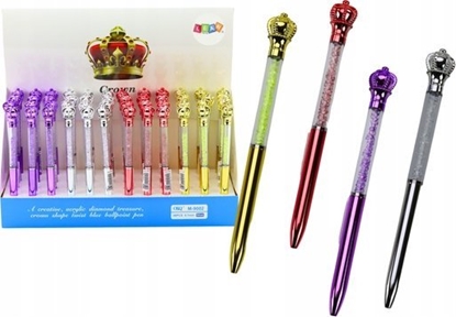 Изображение LeanToys Dugopis Z Koron Diamenciki Niebieski Wkad 0.7mm Mix