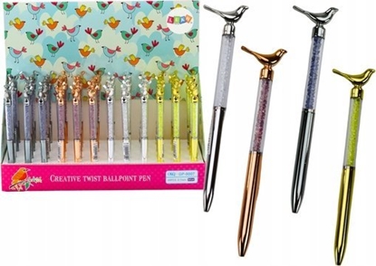 Изображение LeanToys Dugopis Z Ptakiem Diamenciki Niebieski Wkad 0.7mm Mix