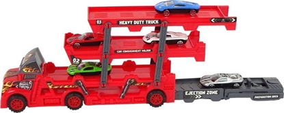 Изображение LeanToys Due Auto Truck Laweta Rozkadana 3- Pitrowa z Wyrzutni