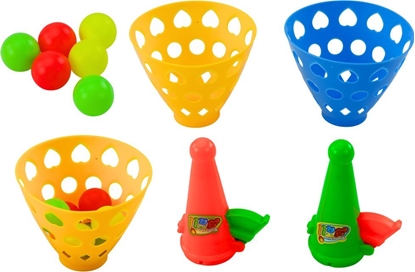 Picture of LeanToys Gra Zrcznociowa apacz Wyrzutnia Piek Koszyczki