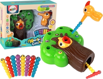 Picture of LeanToys Gra Zrcznociowa Magnetyczna Zap Robaczka Nakarm Ptaszka LEAN Toys