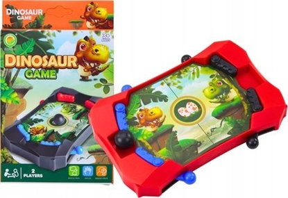 Picture of LeanToys Gra Zrcznociowa Mini Gra Dinozaur Pika Czerwona
