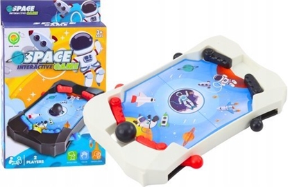 Picture of LeanToys Gra Zrcznociowa Mini Gra Kosmiczna Pika Biaa