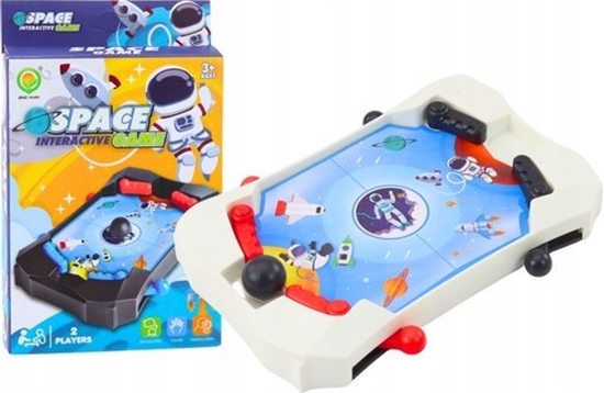 Picture of LeanToys Gra Zrcznociowa Mini Gra Kosmiczna Pika Biaa
