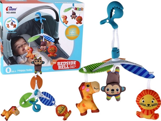 Picture of LeanToys Karuzela óeczkowa Klasyczna Dla Dzieci Klips Zwierztka