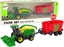 Picture of LeanToys Kombajn z Przyczep Maszyna Rolnicza Zielony Czerwony