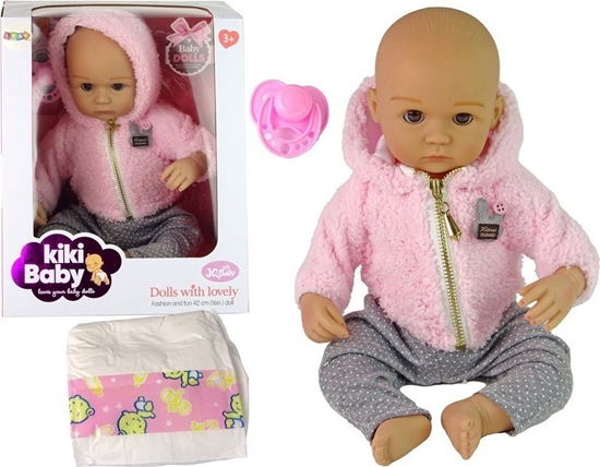 Picture of LeanToys Lalka Bobas Niemowlak Akcesoria Dla Dzieci Smoczek