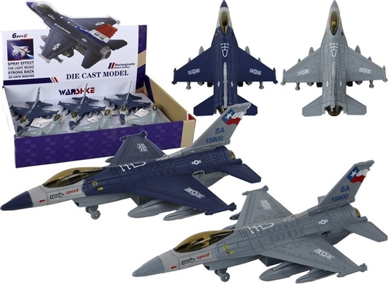 Picture of LeanToys Model Samolotu Z Napdem Frykcyjnym Granatowy lub Siwy