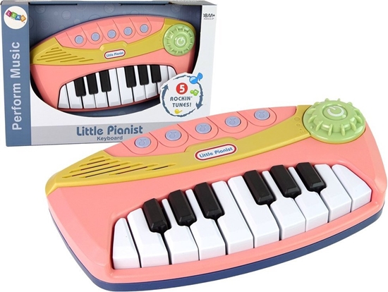 Изображение LeanToys Pianino Interaktywne Róowe Little Pianist