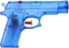 Изображение LeanToys Pistolet Na Wod May Plastikowy Niebieski 15 cm x 10,5 cm LEAN TOYS