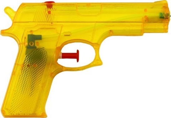 Изображение LeanToys Pistolet Na Wod May Plastikowy óty 15 cm x 10,5 cm LEAN TOYS