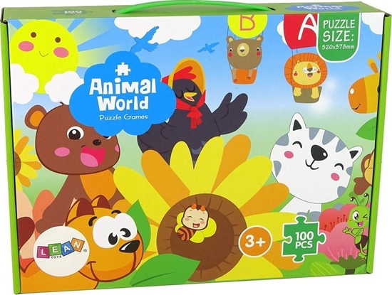 Picture of LeanToys Puzzle Dla Dzieci Ukadanka Zwierztka 100 elem.