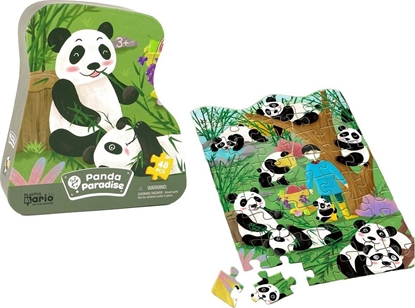 Picture of LeanToys Puzzle Panda Las Bambusowy 48 Elementów