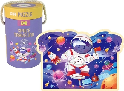 Picture of LeanToys Puzzle w Tubie Kosmos 28 Elementów