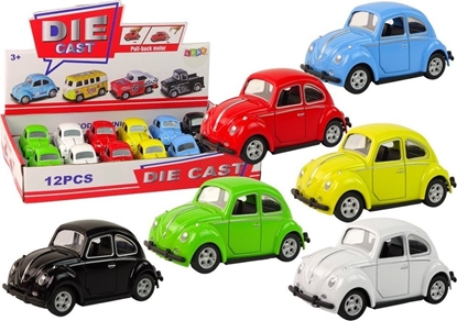 Изображение LeanToys Resorak Z Napdem Frykcyjnym Auto Osobowe Garbus 6 Kolorów