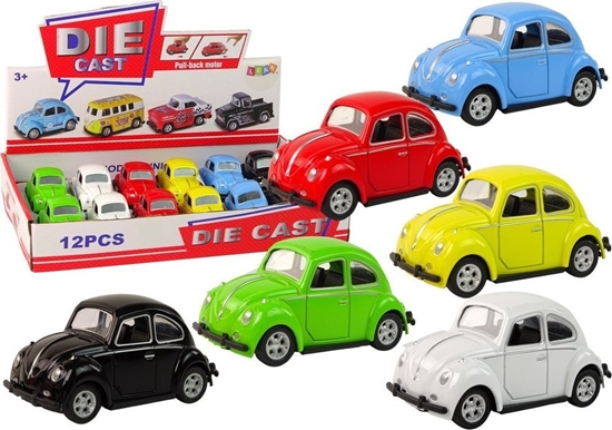 Picture of LeanToys Resorak Z Napdem Frykcyjnym Auto Osobowe Garbus 6 Kolorów