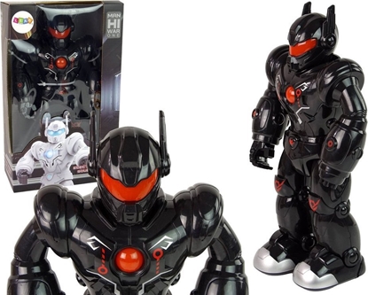 Picture of LeanToys Robot Interaktywny Chodzi Dwik wieci Czarny