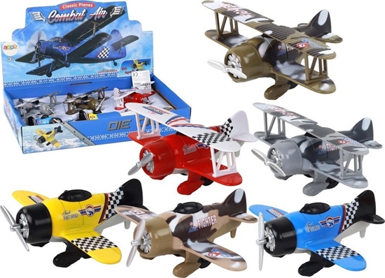 Picture of LeanToys Samolot Z Napdem migowiec Aluminiowy Kolorowy Mix