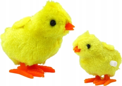 Picture of LeanToys Skaczcy Kurczak Zabawka Nakrcany Pluszowy óty