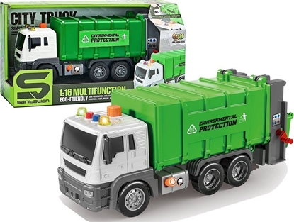 Изображение LeanToys mieciarka Napd Frykcyjnym Efekty Dwikowe Zielona 1:16 Segregowanie