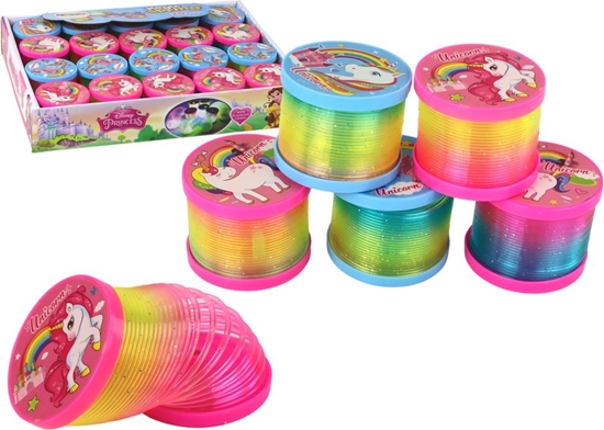 Picture of LeanToys Tczowa Spryna Z Efektem wietlnym Motyw Jednoroców