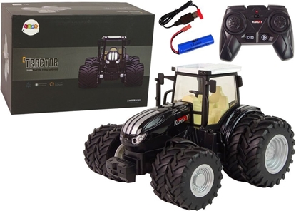 Attēls no LeanToys Traktor Zdalnie Sterowany R/C Czarny 2,4G Metal