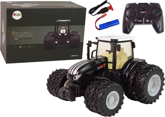 Picture of LeanToys Traktor Zdalnie Sterowany R/C Czarny 2,4G Metal