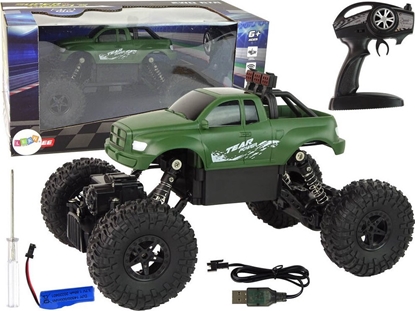 Изображение LeanToys Zdalnie Sterowane Auto R/C 2.4 GHz 1:18 Zielone