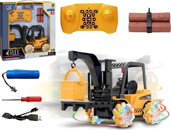 Изображение LeanToys Zdalnie Sterowany Wózek Widowy Obrót 360 stopni wiecce Koa