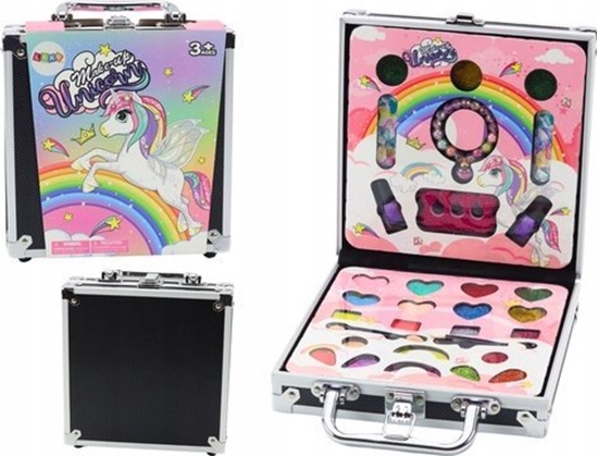 Picture of LeanToys Zestaw Piknoci W Walizce Cienie Brokaty Lakiery Czarna LEAN Toys