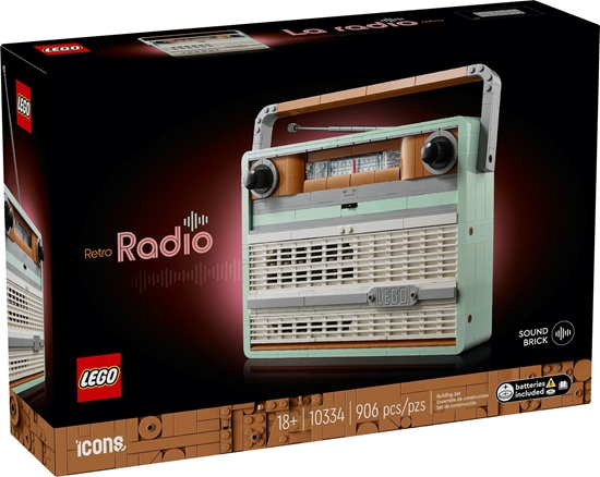 Picture of LEGO Icons Radio w stylu retro (10334)