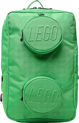 Picture of LEGO LEGO Brick 1x2 Backpack 20204-0037 Zielone One size