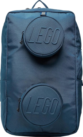 Picture of LEGO LEGO Brick 1x2 Backpack 20204-0140 Granatowe One size