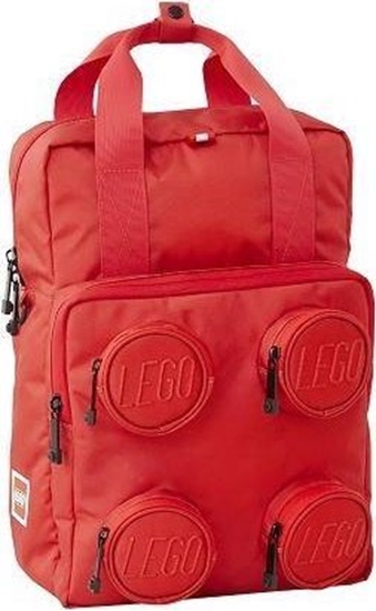 Picture of LEGO LEGO Brick 2x2 Backpack 20205-0021 Czerwone