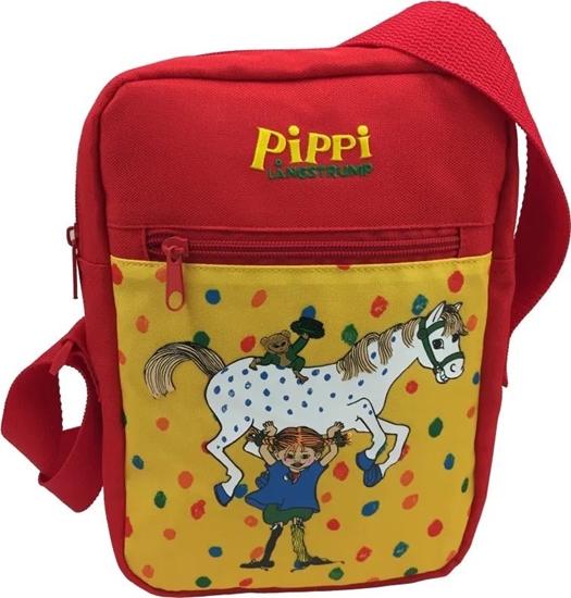 Picture of LEGO Pippi Shoulder bag with front zipped pocket and velcro pocket on the back and inside main compartment