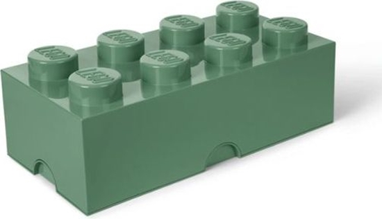 Picture of LEGO Room Copenhagen Storage Brick 8 pojemnik szara ziele (RC40041747)