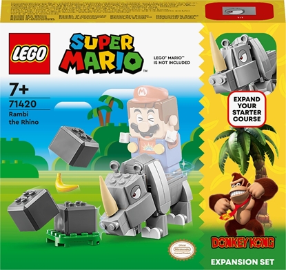 Attēls no LEGO Super Mario Nosoroec Rambi  zestaw rozszerzajcy (71420)