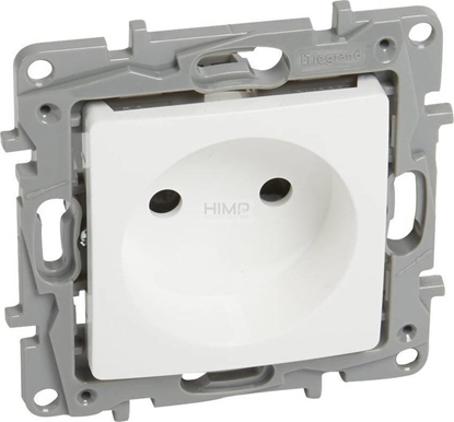 Picture of Legrand Gniazdo Niloe pojedyncze z przesonami biae (764538)