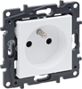 Изображение Legrand Gniazdo zasilajce 2P+Z bez przesony biae (863131)