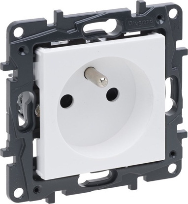 Picture of Legrand Gniazdo zasilajce 2P+Z bez przesony biae (863131)