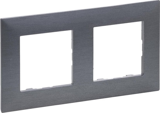 Picture of Legrand Niloe Step Ramka podwójna 2x stal szczotkowana 863992